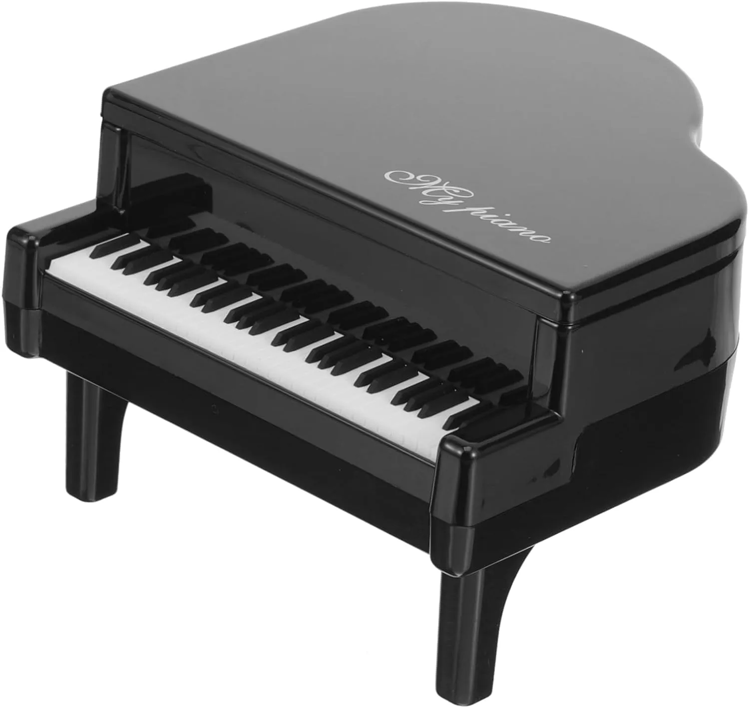 KICHOUSE Mini Piano Toy Piano Ornament Shaped Money Pot Coin Saving Pot Desktop Decor