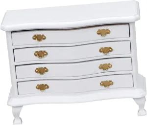 KICHOUSE Miniature Dollhouse Accessory Mini Chest Miniature Cabinet Wooden Drawer