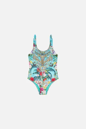 KIDS TIE SHOULDER ONE PIECE 12-14 GARDENS OF QUELUZ
