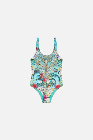 KIDS TIE SHOULDER ONE PIECE 4-10 GARDENS OF QUELUZ