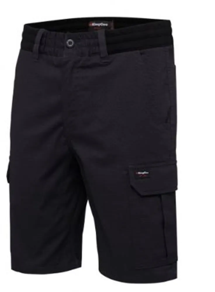 KING GEE K17007 TRADIES RIB COMFORT WAIST SHORT