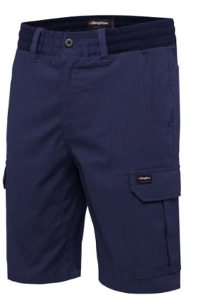 KING GEE K17007 TRADIES RIB COMFORT WAIST SHORT