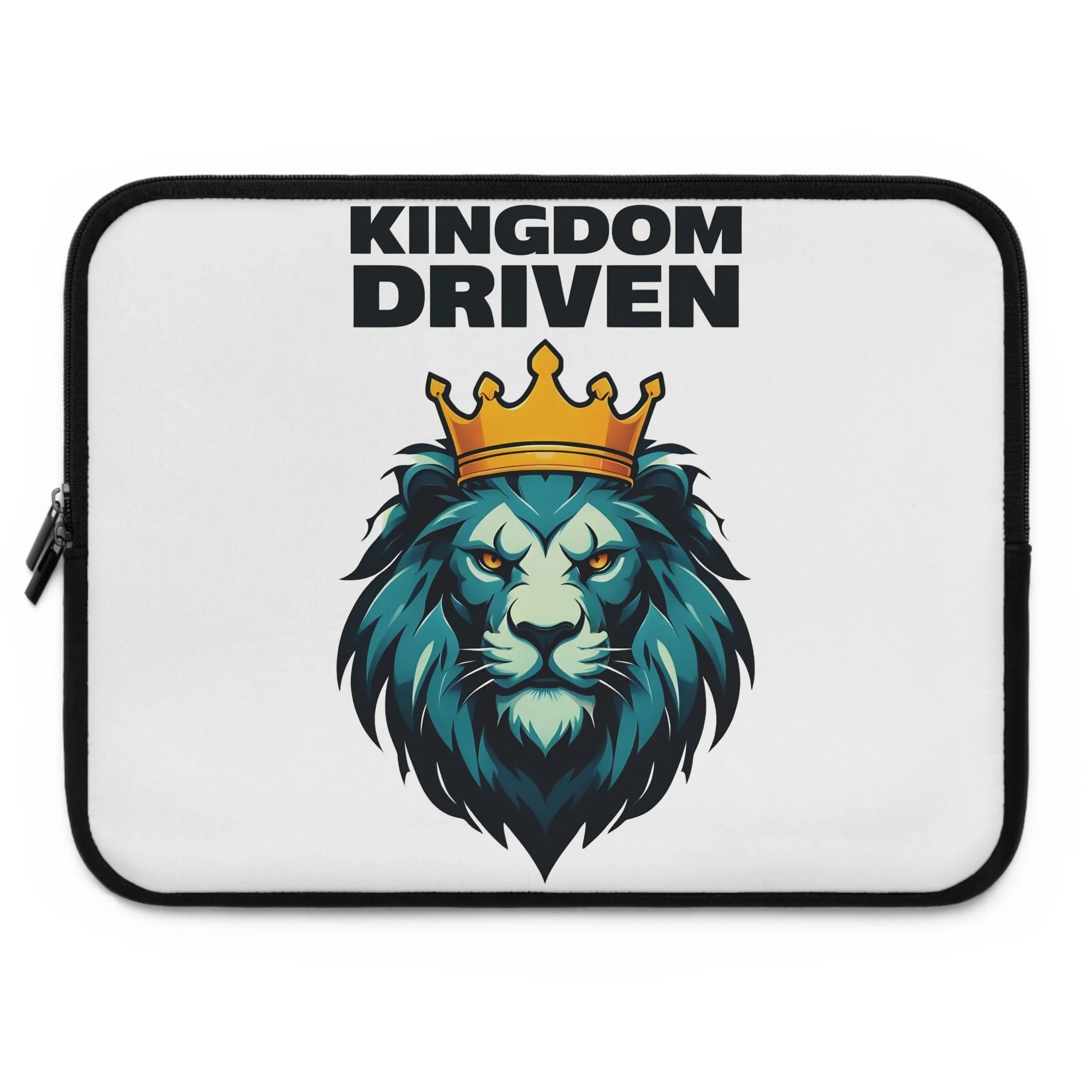 Kingdom Driven Laptop Sleeve – Water-Resistant Neoprene, Dual Zipper, Protective & Lightweight