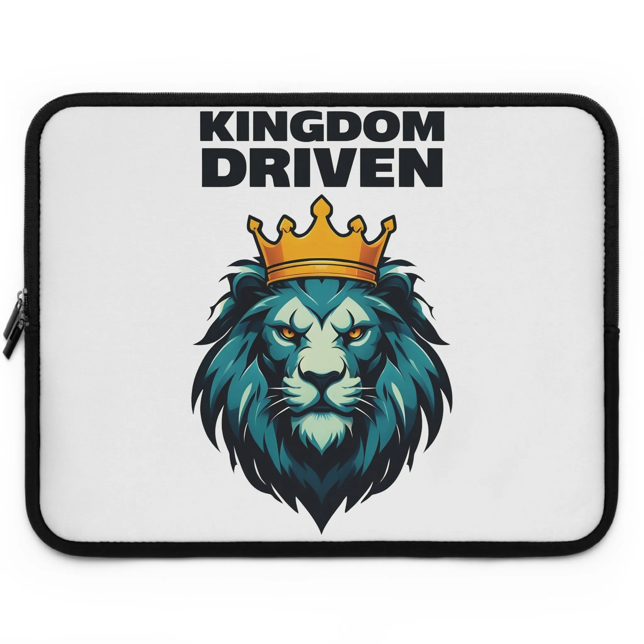 Kingdom Driven Laptop Sleeve – Water-Resistant Neoprene, Dual Zipper, Protective & Lightweight