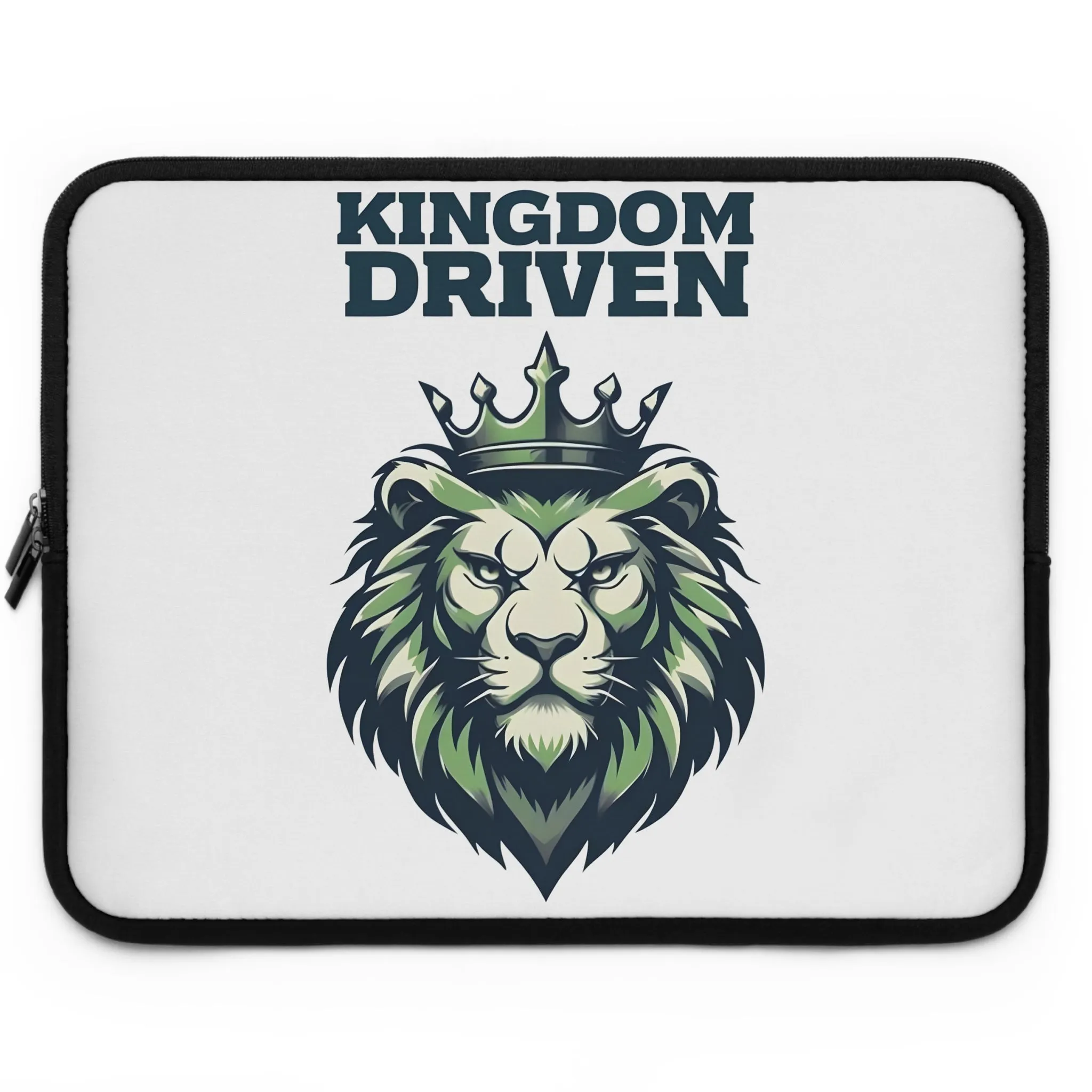 Kingdom Driven Laptop Sleeve – Water-Resistant Neoprene, Dual Zipper, Protective & Lightweight