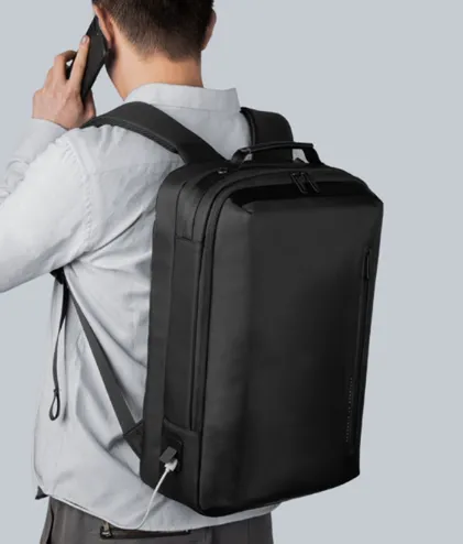 Kingsons Deluxe Business Backpack / Briefcase Hybrid