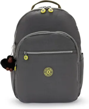 Kipling Seoul Extra Large 17" Laptop Backpack Back To Grey