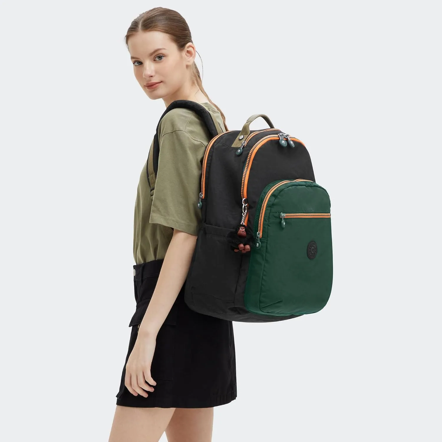 Kipling Seoul Extra Large 17" Laptop Backpack Tree House Bl