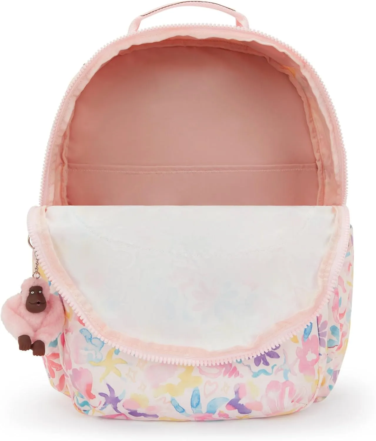 Kipling Seoul Extra Large Printed 17" Laptop Backpack Aqua Sea