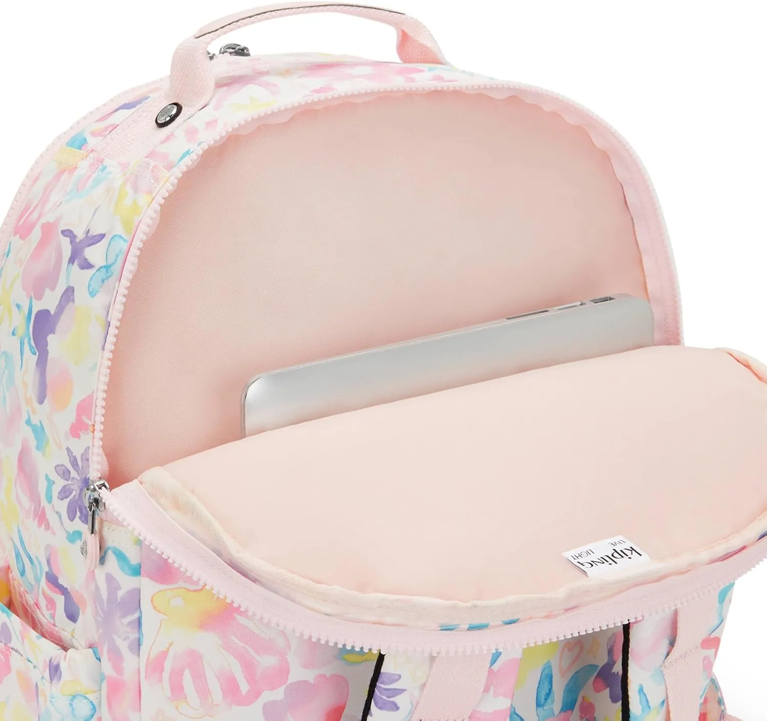 Kipling Seoul Extra Large Printed 17" Laptop Backpack Aqua Sea