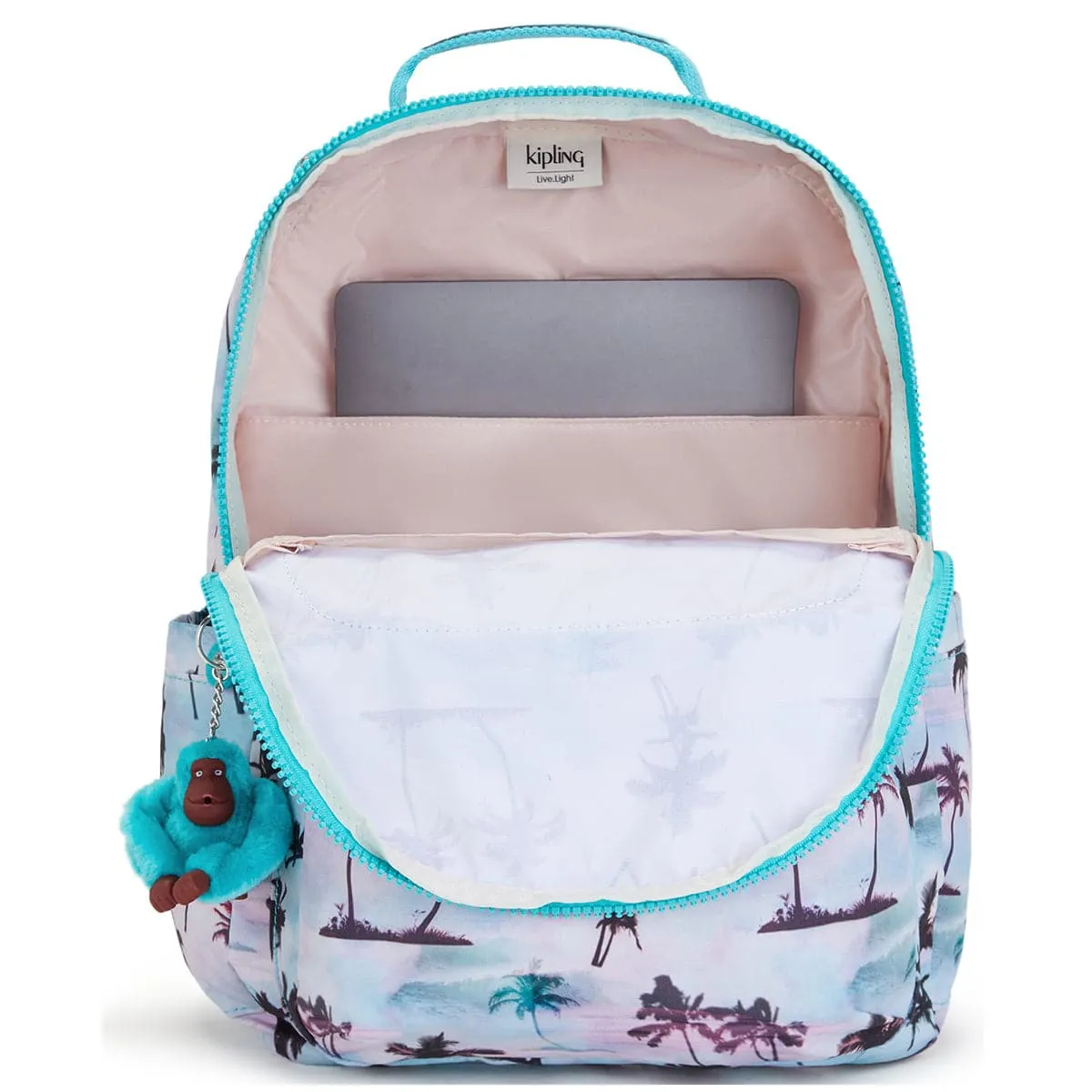 Kipling Seoul Large Printed 15" Laptop Backpack