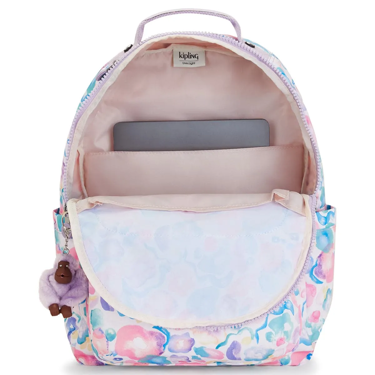 Kipling Seoul Large Printed 15" Laptop Backpack