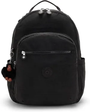 Kipling Women's Seoul 15" Laptop Backpack, Durable, Roomy with Padded Shoulder Straps, Built-In Protective Sleeve