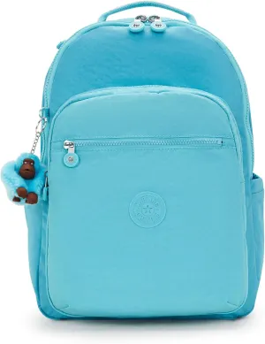 Kipling Women's Seoul 15" Laptop Backpack, Durable, Roomy with Padded Shoulder Straps, Built-In Protective Sleeve