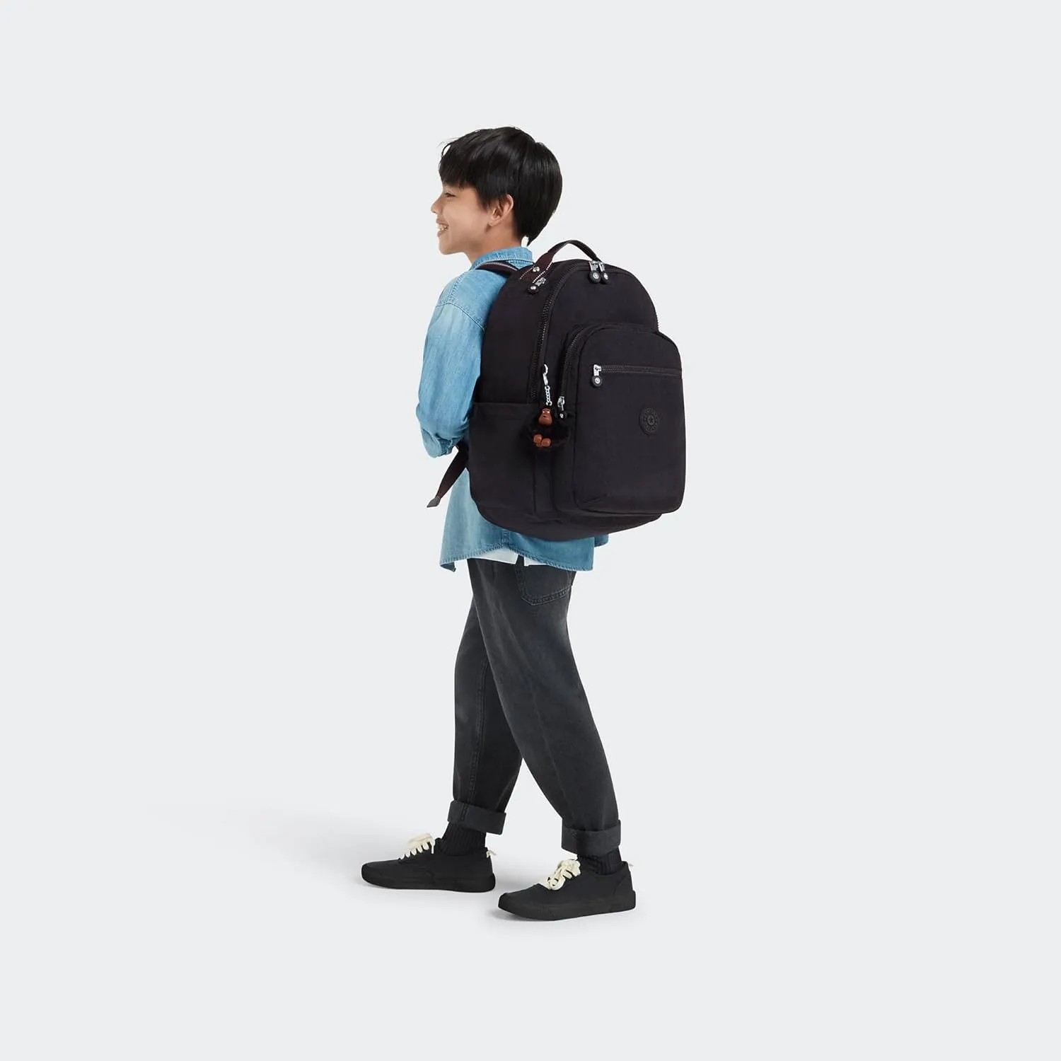 Kipling Women's Seoul 15" Laptop Backpack, Durable, Roomy with Padded Shoulder Straps, Built-In Protective Sleeve