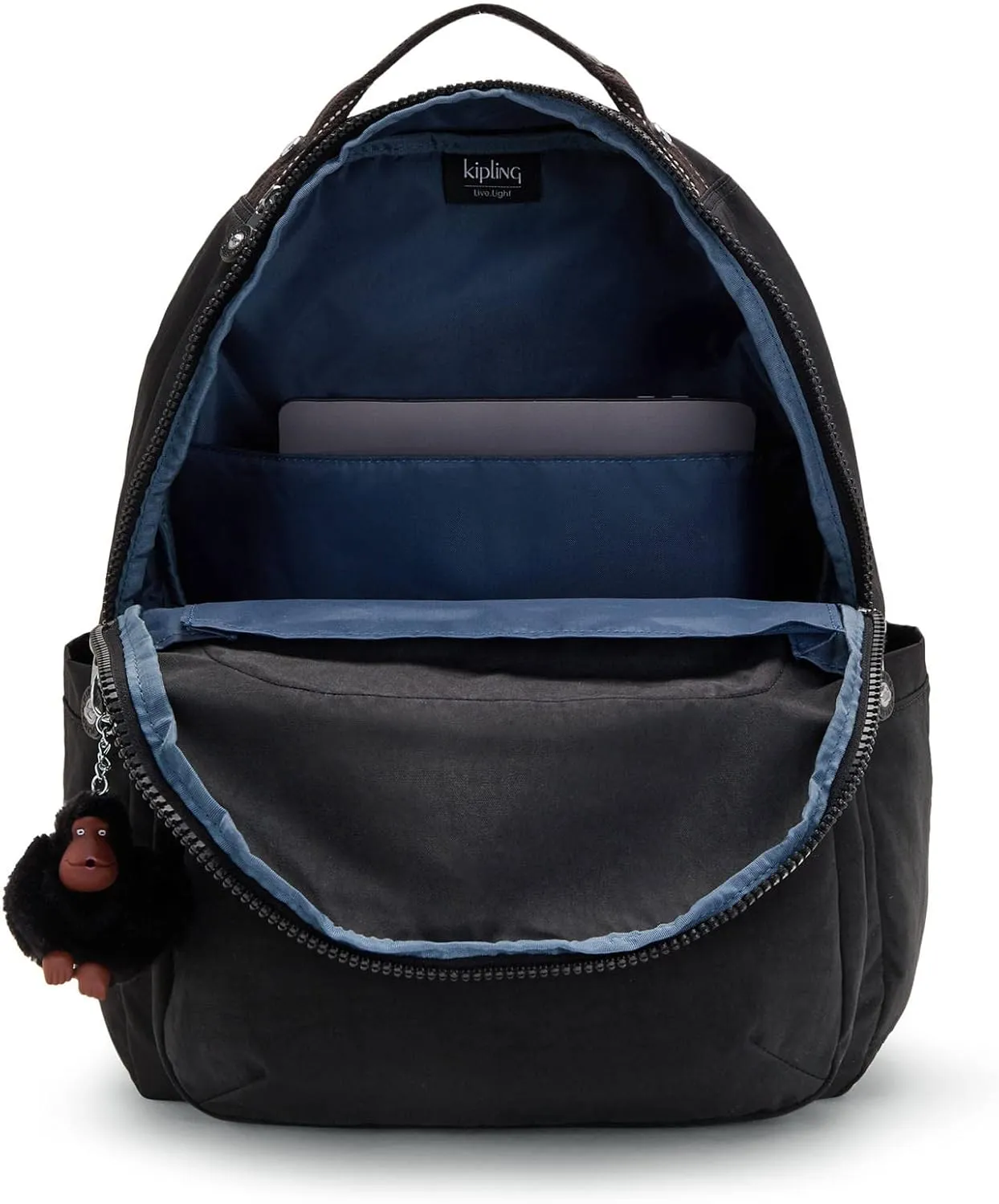 Kipling Women's Seoul 15" Laptop Backpack, Durable, Roomy with Padded Shoulder Straps, Built-In Protective Sleeve