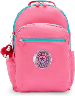 Kipling Women's Seoul 15" Laptop Backpack, Durable, Roomy with Padded Shoulder Straps, Built-In Protective Sleeve