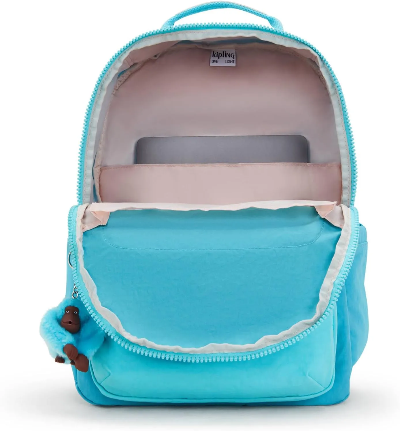Kipling Women's Seoul 15" Laptop Backpack, Durable, Roomy with Padded Shoulder Straps, Built-In Protective Sleeve