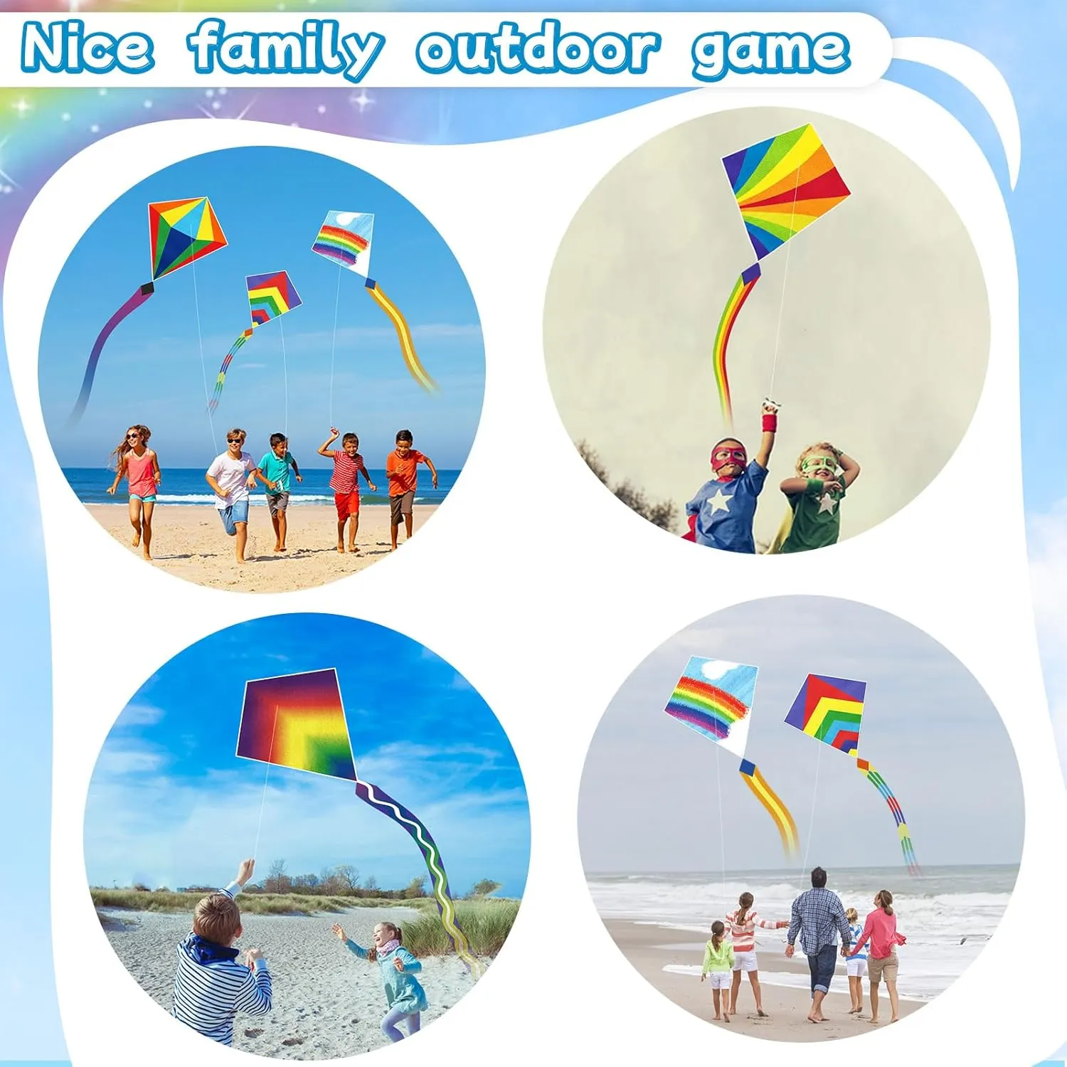 Kite for Kids Easy to Fly - Kites for Kids Girls Boys Adults Easy to Fly, Perfect for Easter Birthday Gift Idea Beach Trip Park Family Activities Outdoor Games