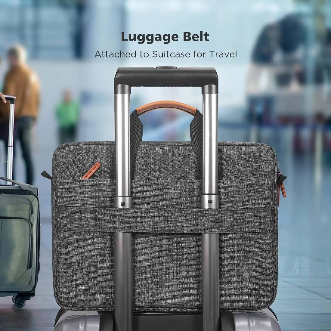 KIZUNA Laptop Bag Case 14 Inch Shoulder Sleeve Briefcase For 15" Macbook air M2 2023/14" Lenovo Flex 14/15.4" MacBook Pro/IdeaPad Flex 5/14" HP EliteBook 840 G5/HP Pro 14 G3/Dell Latitude/Surface