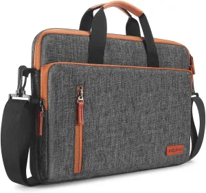 KIZUNA Laptop Bag Case 14 Inch Shoulder Sleeve Briefcase For 15" Macbook air M2 2023/14" Lenovo Flex 14/15.4" MacBook Pro/IdeaPad Flex 5/14" HP EliteBook 840 G5/HP Pro 14 G3/Dell Latitude/Surface