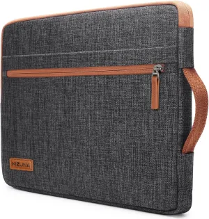 KIZUNA Laptop Sleeve Case 15.6 Inch Water-Resistant Computer Carrying Bag for MacBook Pro 16 M1 M2 Max 2023/Dell XPS 15/HP Envy x360 15/16" Lenovo IdeaPad Flex 5i/LG gram 15/HUAWEI MateBook D 16,Brown