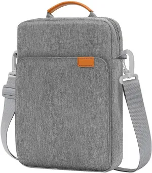 KIZUNA Tablet Sleeve Case 10 Inch Shoulder Bag for 11" iPad Pro M4 M2/11 10.5" 10.9" iPad Air M2/ 10.9" iPad 10 9 8/10" Surface Go 3/ Samsung Galaxy Tab A8/10.5" Galaxy Tab S6,Grey