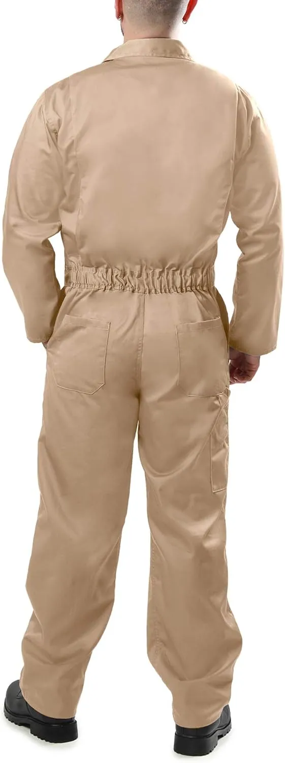 Kolossus Coveralls for Men Long Sleeve Cotton Blend Work Jumpsuit