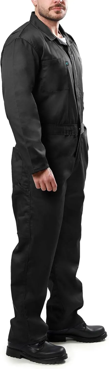 Kolossus Coveralls for Men Long Sleeve Cotton Blend Work Jumpsuit