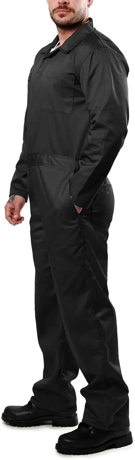 Kolossus Coveralls for Men Long Sleeve Cotton Blend Work Jumpsuit
