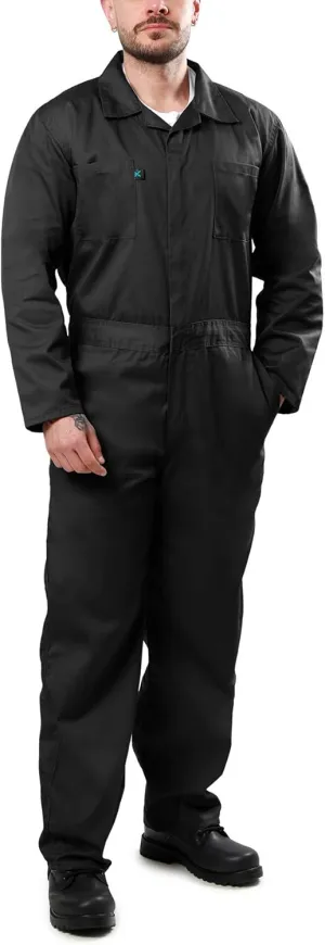 Kolossus Coveralls for Men Long Sleeve Cotton Blend Work Jumpsuit