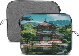 Korean Architecture Palace of Koreas Laptop Sleeve Durable Computer Bag Protective Carrying Case Briefcase for Work Business 13inch