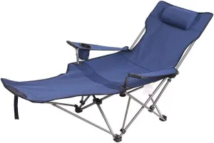 KYUSAR Camping Chair Outdoor Chair Foldable Chair Outdoor Folding Camping Chair Recliner Portable Back Fishing Chair Leisure Stool Beach Break Chair Sports Chair Folding Camping Chair (Color : D)