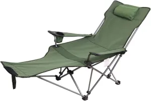 KYUSAR Camping Chair Outdoor Chair Foldable Chair Outdoor Folding Camping Chair Recliner Portable Back Fishing Chair Leisure Stool Beach Break Chair Sports Chair Folding Camping Chair (Color : E)