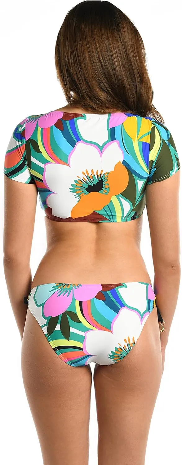 La Blanca Women's Standard Cap Sleeve Bikini Swimsuit Top
