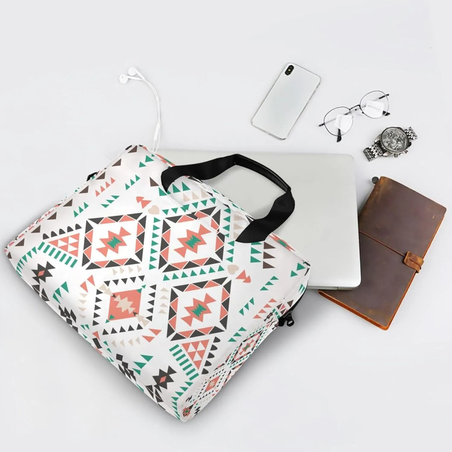 Laptop Bag Case Computer Shoulder Bag Waterproof Laptop Work Bag Crossbody Computer Shoulder Bag Carrying Case