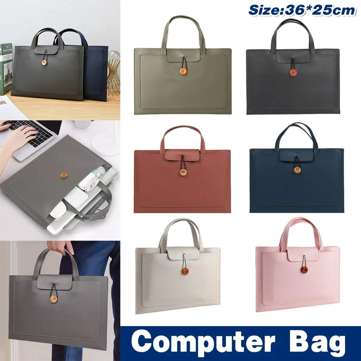 Laptop Bag Computer Case Protective Sleeve for Business Travel Work and Storage