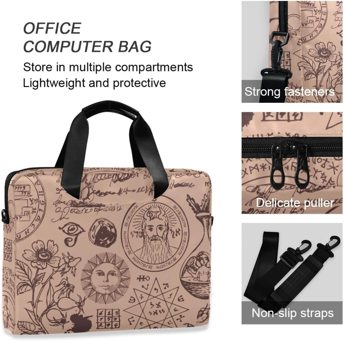 Laptop Bag for Women 15.6 Inch Laptop Tote Work Bag Professional Computer Briefcase Business Office Bag Handbag Multicolor 1