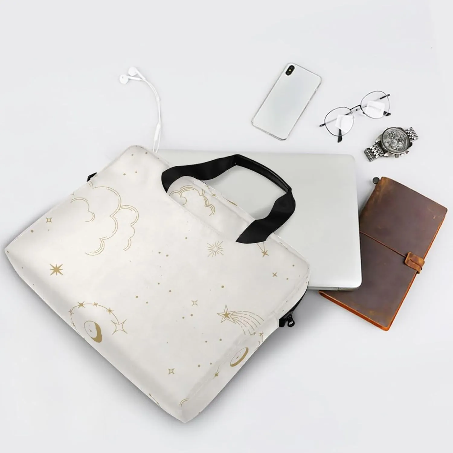 Laptop Bag for Women 15.6 Inch Laptop Tote Work Bag Professional Computer Briefcase Business Office Bag Handbag Multicolor 1