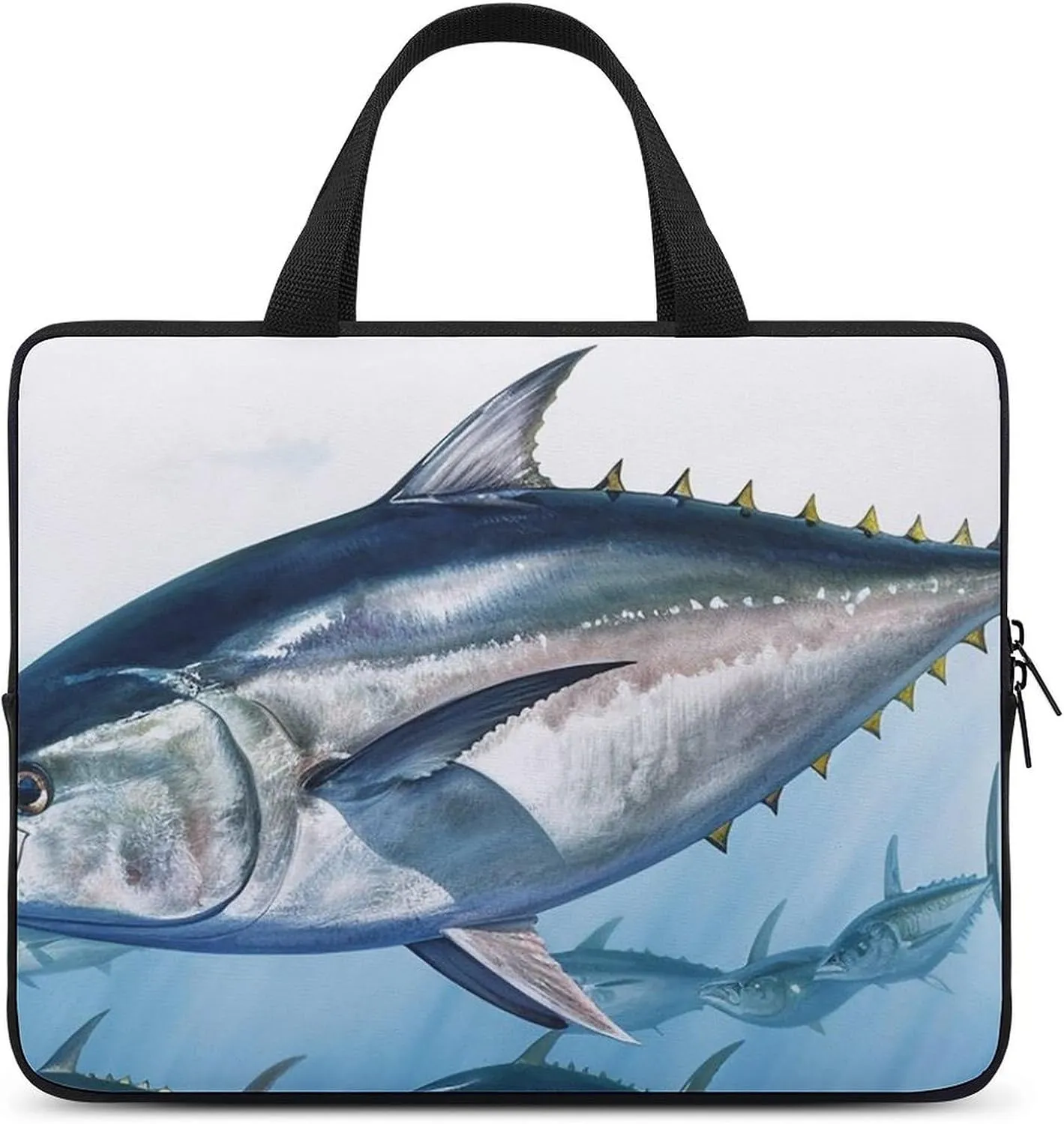 Laptop Bag for Women Computer Tote Bag Bluefin Tuna Thunnus Business Bag Briefcase Lightweight Handbag