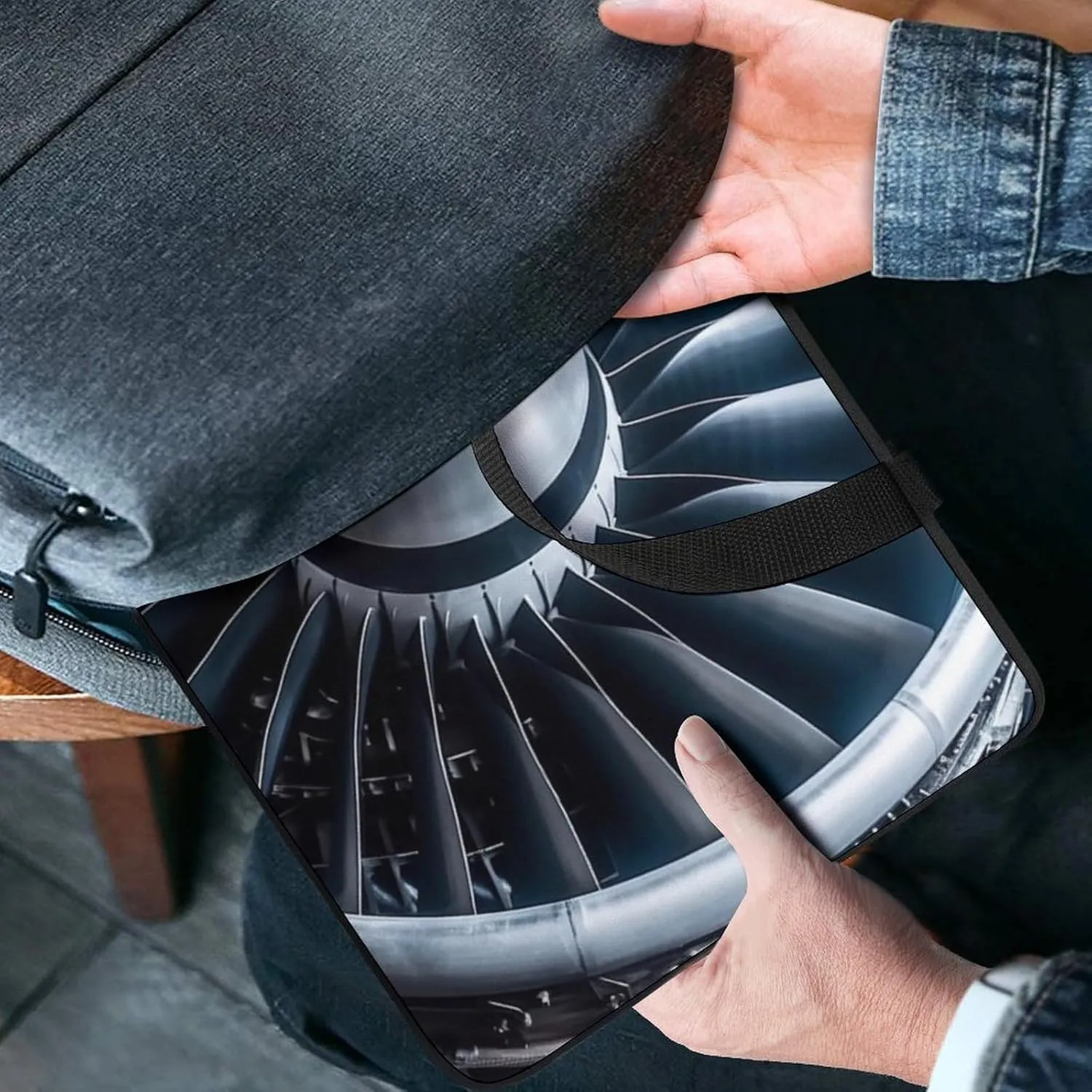 Laptop Bag for Women Computer Tote Bag Jet Engine Business Bag Briefcase Lightweight Handbag