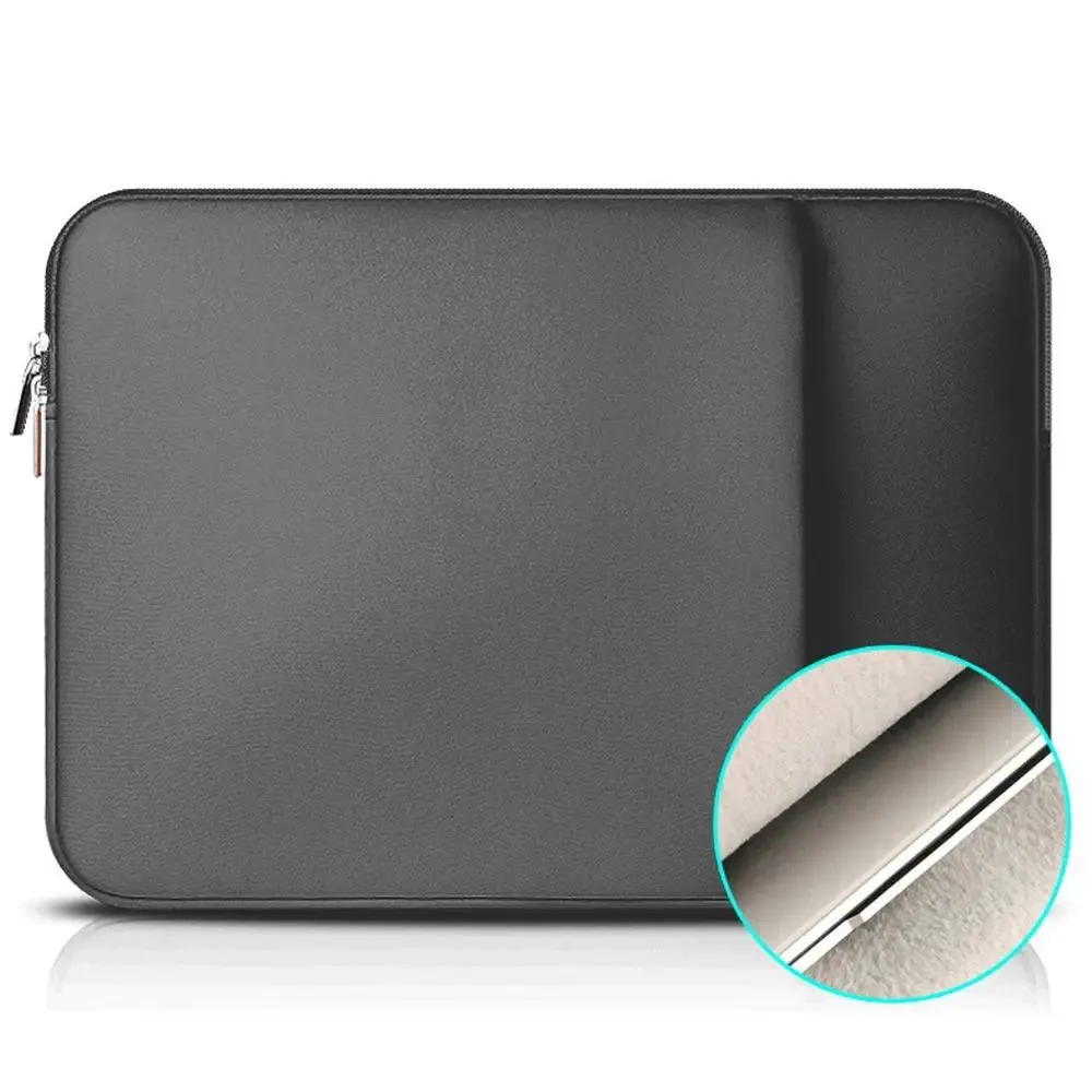 Laptop Bag Sleeve Case Soft Notebook Pouch In Multiple Colors and Sizes