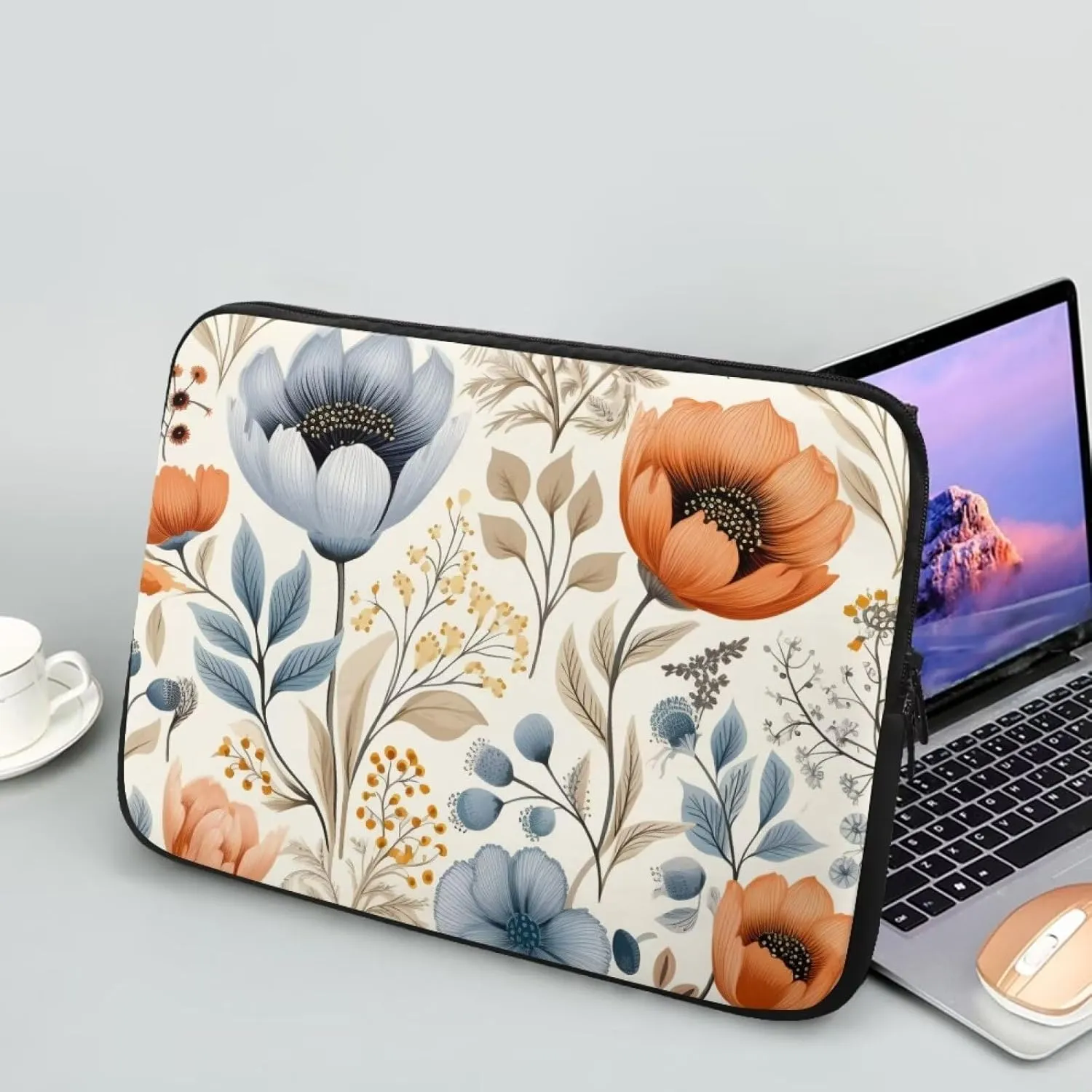 Laptop Bag Waterproof Computer Bag 15-17inch Large Capacity Clutch Teavel Protective Computer Carrying Cover