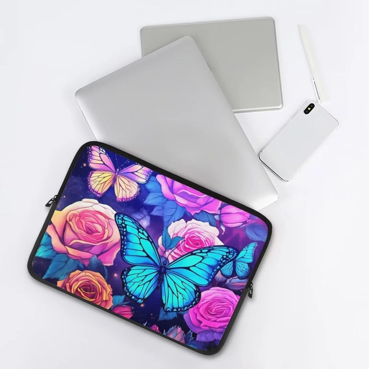 Laptop Bag Waterproof Computer Bag 15-17inch Large Capacity Clutch Teavel Protective Computer Carrying Cover