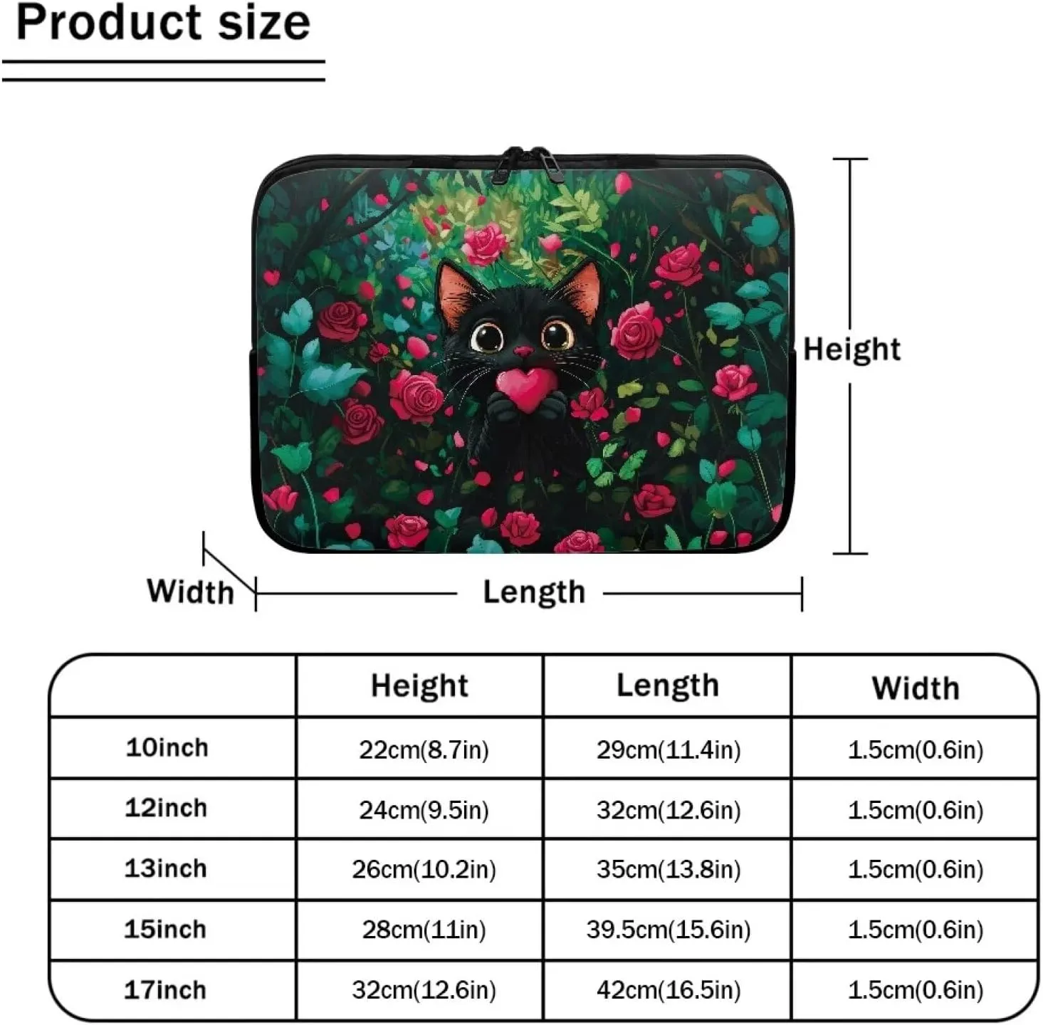 Laptop Bag Waterproof Computer Bag 15-17inch Large Capacity Clutch Teavel Protective Computer Carrying Cover