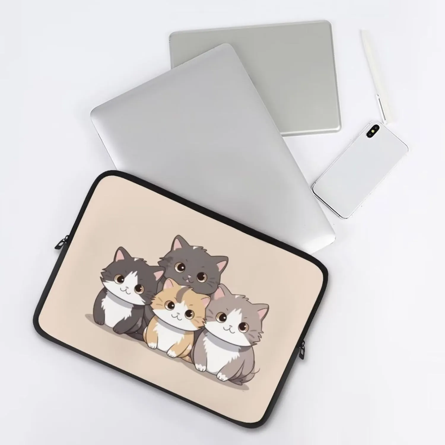 Laptop Bag Waterproof Computer Bag 15-17inch Large Capacity Clutch Teavel Protective Computer Carrying Cover