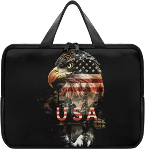 Laptop Carrying Case Large Capacity Travel Laptop Bag Waterproof Briefcase Portable Computer Protective Sleeves