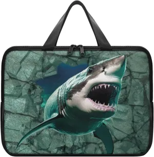 Laptop Carrying Case Large Capacity Travel Laptop Bag Waterproof Briefcase Portable Computer Protective Sleeves