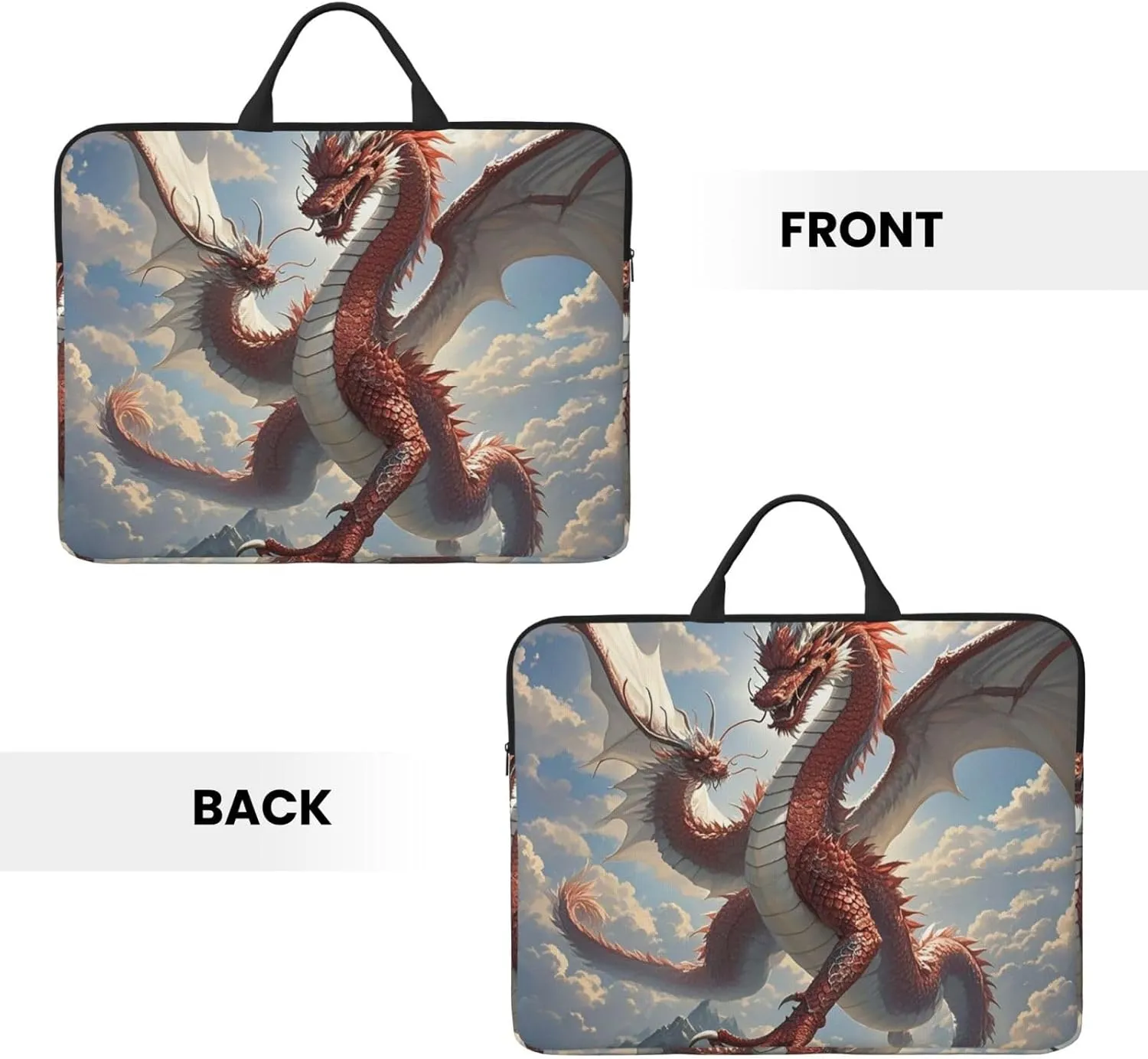 Laptop Shoulder Bag Messenger Bag Cute Beagle Dog Laptop Bag Computer Bag for Men Women