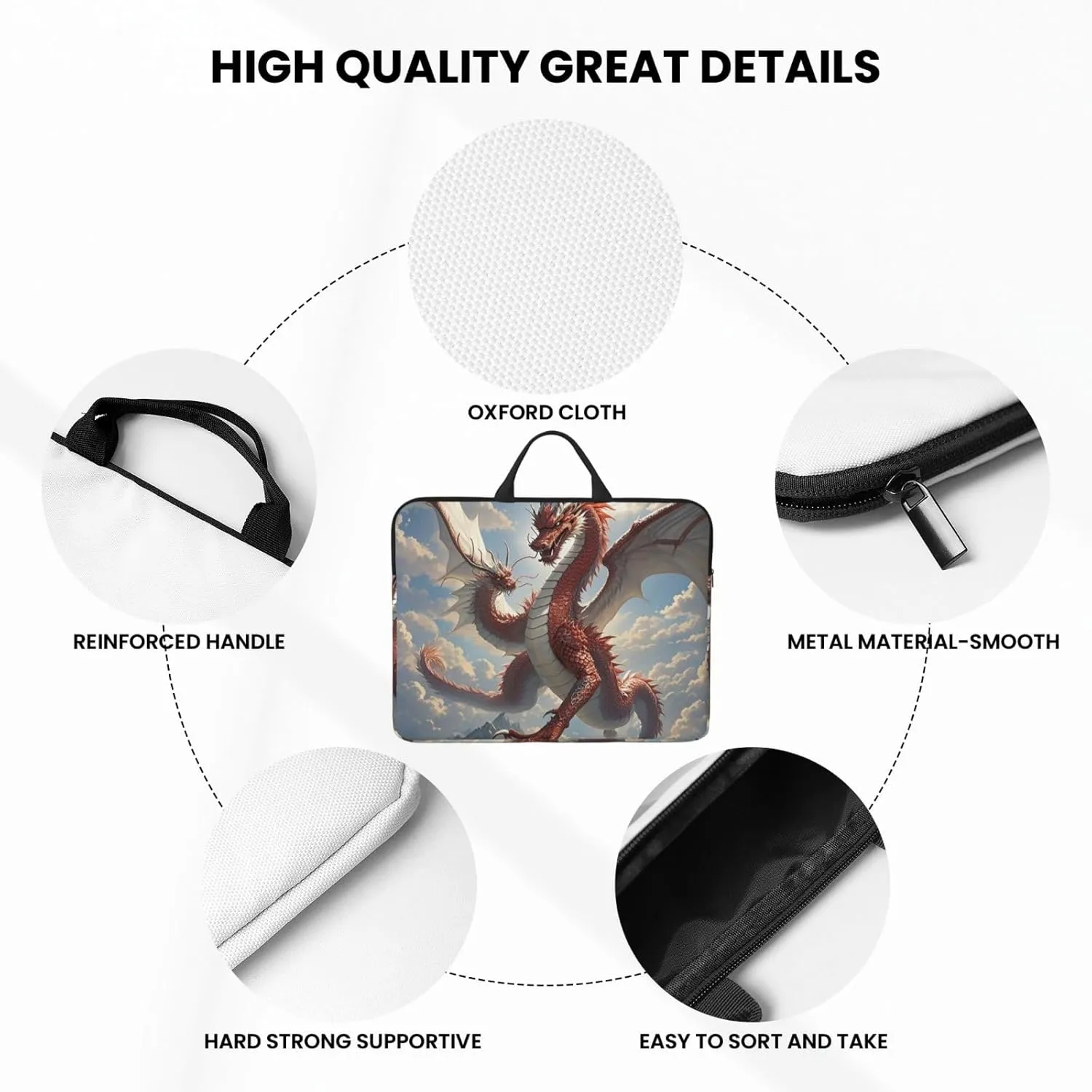 Laptop Shoulder Bag Messenger Bag Cute Beagle Dog Laptop Bag Computer Bag for Men Women